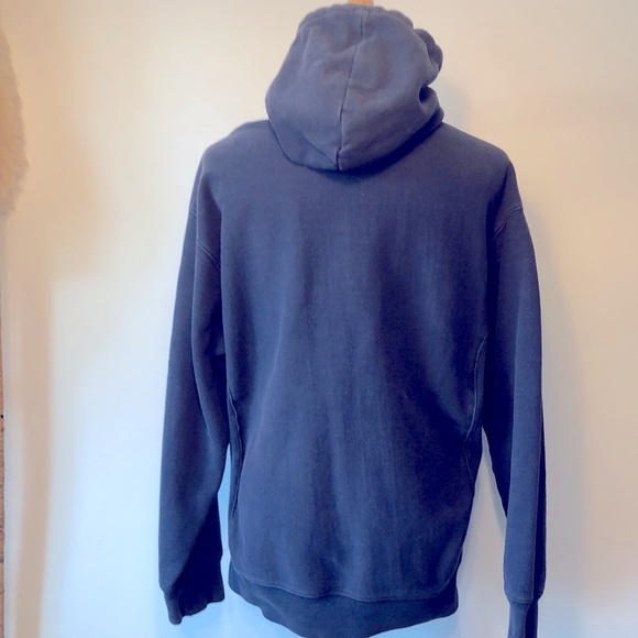GAP-Soft Blue VTG Boho Hooded Sweatshirt/Hoodie Top-Size Small - Picture 6 of 7
